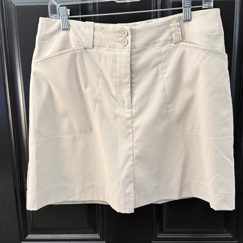 Nike Dr Fit Women's Khaki Skort with Button Detail